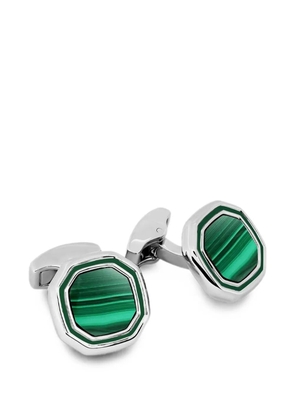 Tateossian octagonal semi-precious stone cufflinks - Silver