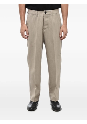 AllSaints Anaco pinstriped trousers - Grey