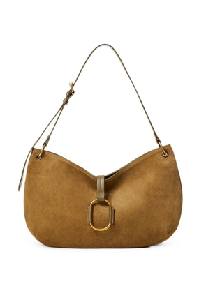 TWINSET round suede shoulder bag - Neutrals