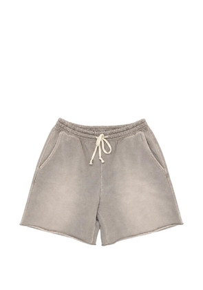 MOOJI MOOJI drawstring raw-cut shorts - Grey