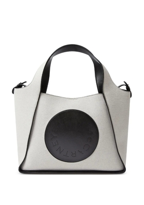 Stella McCartney Logo canvas tote bag - Grey