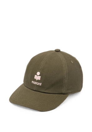 ISABEL MARANT logo-embroidered baseball cap - Green