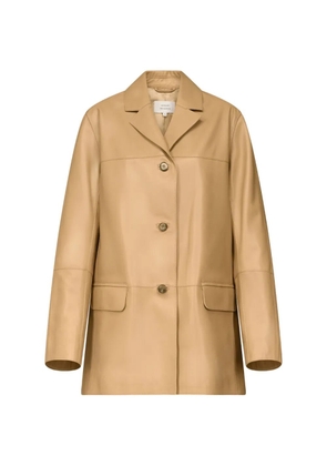 LouLou de Saison Nari leather jacket - Neutrals