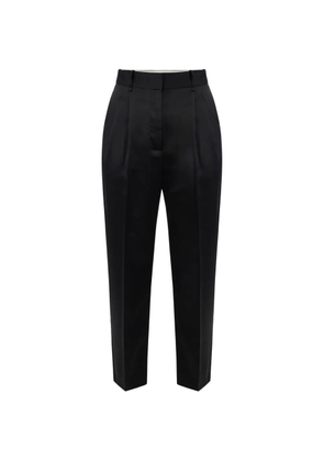 Elisabetta Franchi stretch satin trousers - Black