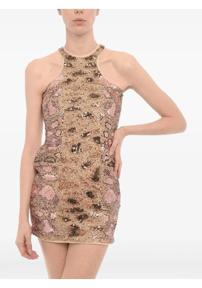 AllSaints sequin-embellished mini dress - Neutrals