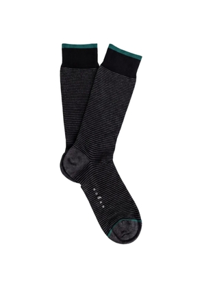 Hogan striped rib-trimmed socks - Black