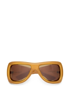 Saint Laurent SL 902 rectangle-frame sunglasses - Yellow