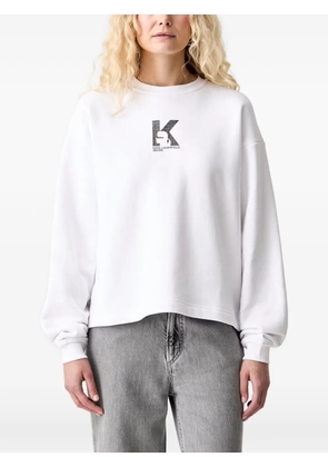 Karl Lagerfeld Jeans logo-print sweatshirt - White