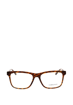 Versace Eyewear rectangle-frame glasses - Brown