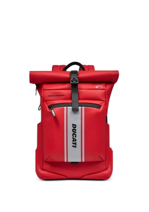 PIQUADRO Zaino roll-top buckle-fastening backpack - Red