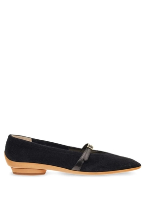 Ferragamo Audrey (1954) suede ballerinas - Black