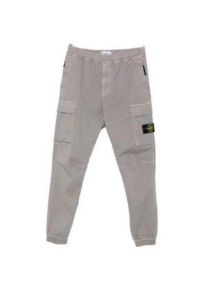 Stone Island logo-patch trousers - Grey