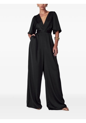 WILLA Omaha V-neck jumpsuit - Black