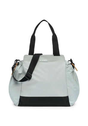 K-Way Aisy logo-patch tote bag - Blue