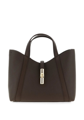 Furla Small Goccia leather tote bag - Brown
