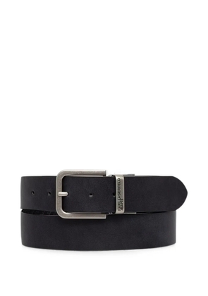 Karl Lagerfeld Jeans logo-embossed reversible belt - Black