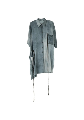 Uma Wang Thetis asymmetric shirt - Blue