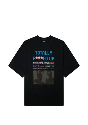 astrum graphic-print T-shirt - Black