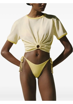 Baobab Tika ring-detail T-shirt - Neutrals