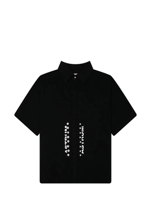 astrum Rivet logo-print shirt - Black