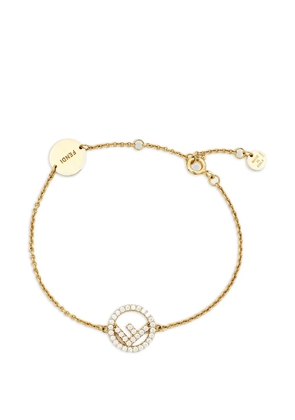 Fendi Pre-Owned F is Fendi crystal bracelet - Gold