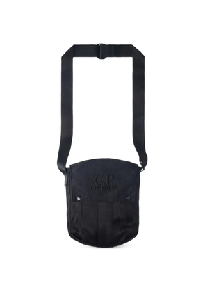 C.P. Company logo-embroidered shoulder bag - Black