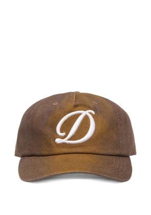 dime Cursive denim cap hat - Brown