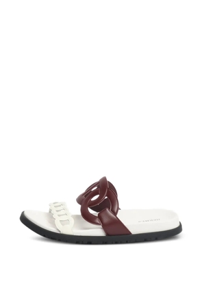 Hermès Pre-Owned Extra cut-out details sandals - White