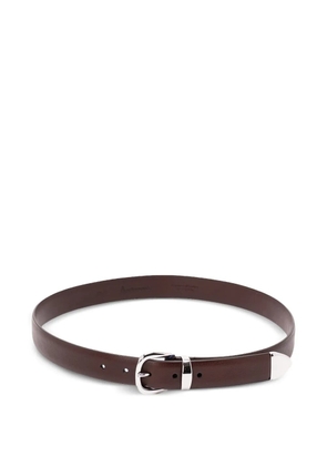 Anderson's buckle-fastening leather belt - Brown