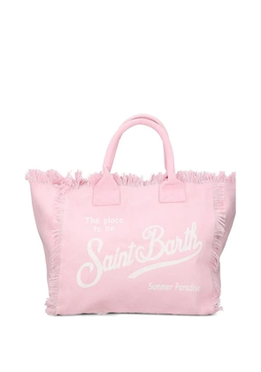 MC2 Saint Barth Vanity fringed-trim tote bag - Pink