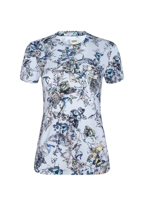 L'Agence Ressi butterfly-print T-shirt - Grey