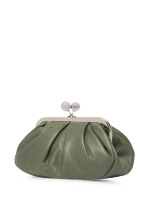 Weekend Max Mara small Pasticcino leather clutch bag - Green