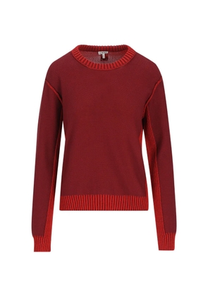 LOEWE Anagram-embroidered ribbed-trim sweater