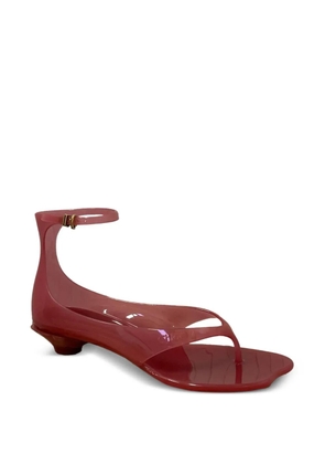 Chloé Jelly ankle-strap thong sandals - White