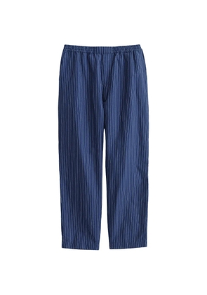 A Kind of Guise Banasa pinstripe-pattern elasticated-waistband trousers - Blue
