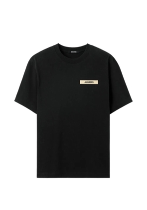 Jacquemus logo-patch T-shirt - Black
