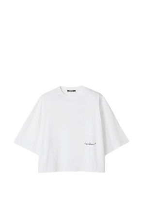 Jacquemus Le Palmierr logo-print T-shirt - White