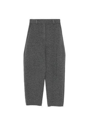 Lisa Yang Wrenda belt-loop knitted trousers - Grey