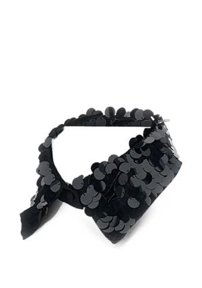 P.A.R.O.S.H. sequin-embellished collar - Black