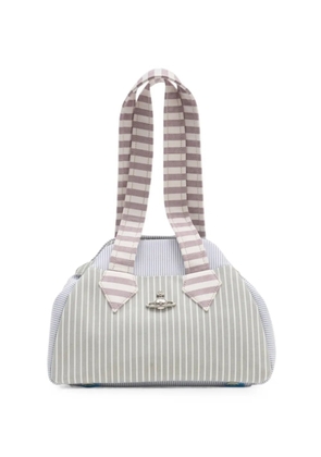 Vivienne Westwood Medium Yasmine Archive striped tote bag - Grey