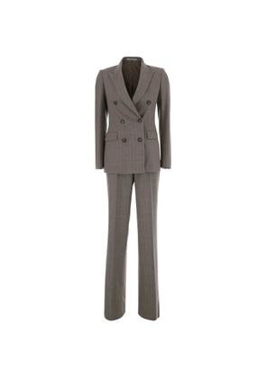 Tagliatore Parigi pinstriped double-breasted suit - Neutrals