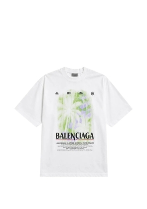 Balenciaga The Window graphic-print cotton T-shirt - White