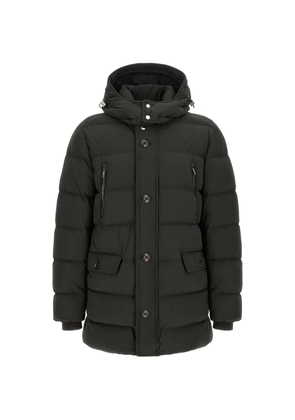 Moorer Gorner-Kn quilted down coat - Green