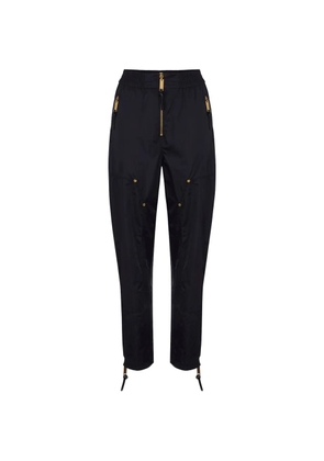 Elisabetta Franchi zip-detail trousers - Black