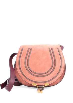 Chloé Pre-Owned Marcie Suede Small crossbody bag - Pink