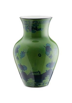 GINORI 1735 Oriente Italiano-motif vase (25cm) - Green