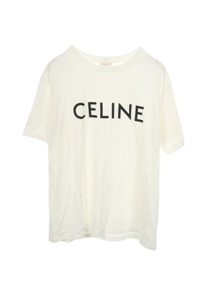 Celine Pre-Owned 2010s logo-print T-shirt - White
