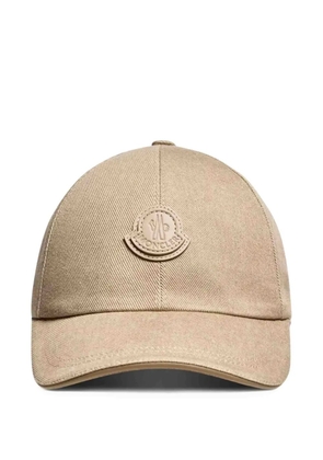 Moncler logo-patch baseball cap - Neutrals