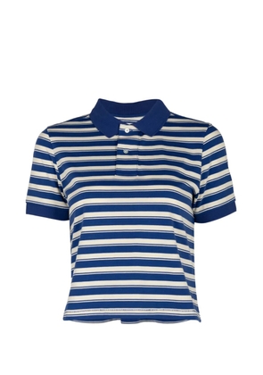 Denimist striped short-sleeve polo top - Blue