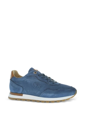 La Martina perforated panelled sneakers - Blue